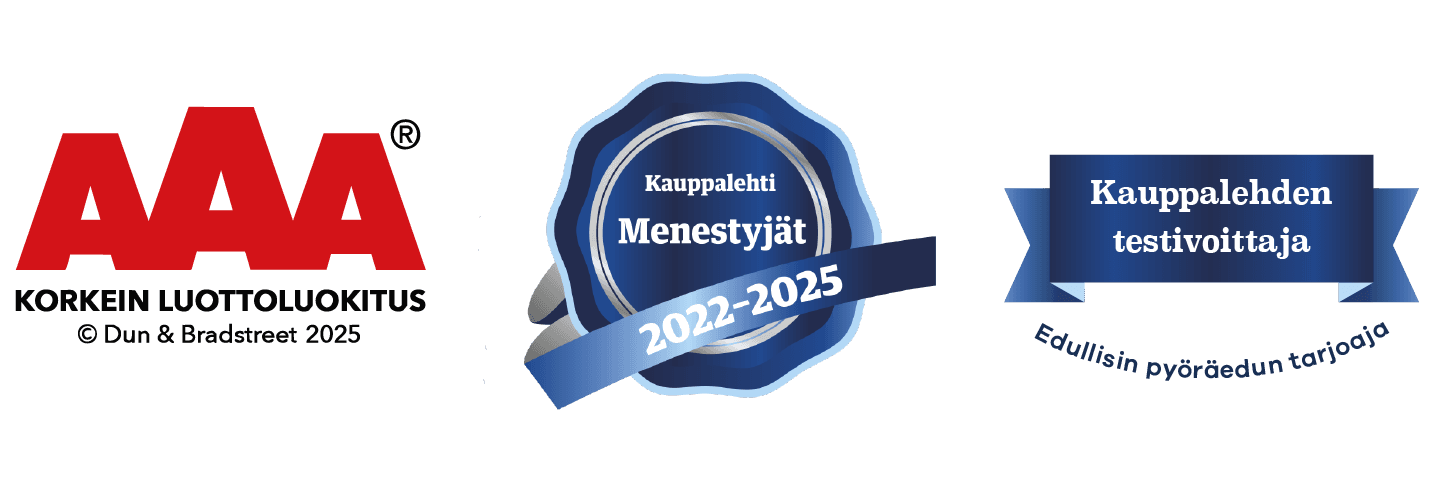 Etufillari Palkinnot - AAA Luottoluokitus, Kauppalehti Menestyjät, Kauppalehden testivoittaja